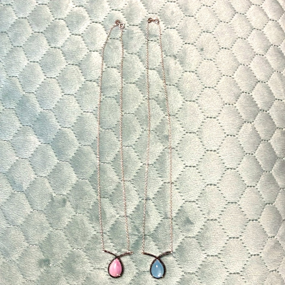 Pair of Colleen Lopez, beautiful gemstone necklaces - Picture 4 of 8